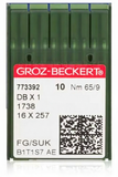 GROZ-BECKERT Industrial Sewing Machine Needles Ballpoint SUK - DBx1, 16x257, 16x231 (10pcs Pack, 100pcs Box)