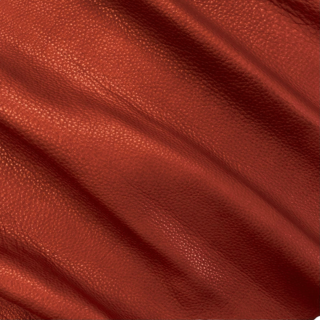 4oz (1.8mm) Cow Leather - Scarlet Red Colour (per square foot)