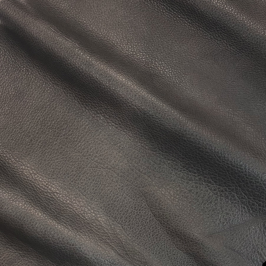 4oz (1.8mm) Cow Leather - Dark Grey Colour (per square foot)