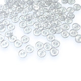 Clear Bridal / Backing Buttons - 3 sizes (100 Pack)