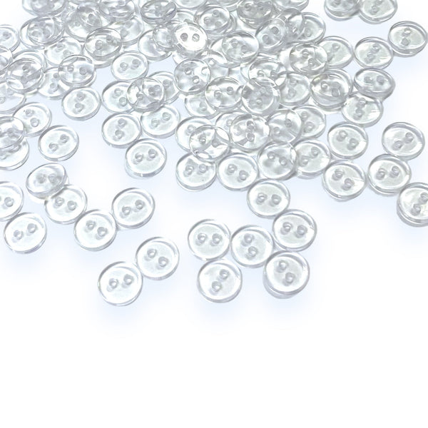 Clear Bridal / Backing Buttons - 3 sizes (100 Pack) – Sewing Supply Depot