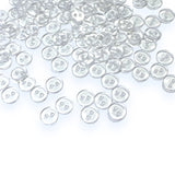 Clear Bridal / Backing Buttons - 3 sizes (1000 Pack)