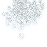 Clear Bridal / Backing Buttons - 3 sizes (100 Pack)