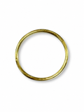 Brass Plated Thin Metal Craft O-Ring