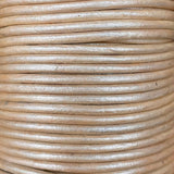 2mm Round Leather Cord (By the Yard)