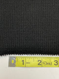 22" Heavyweight Tubular Rib Knit - Black (By the 1/2 Yard)