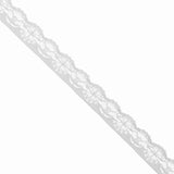 7/8" Scalloped Lace Trim - 11 Colours (By the Yard)