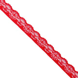 7/8" Scalloped Lace Trim - 11 Colours (By the Yard)