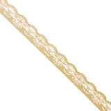 7/8" Scalloped Lace Trim - 11 Colours (By the Yard)