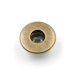 17mm Hollow Metal Jean Buttons (10 pack) with Punch Setter Tool