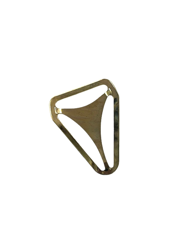 1" Triangle Back Suspender Adjuster - Brass