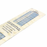 18" / 45.7cm Clear Plastic Quilting Grid Ruler - Blue