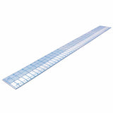 18" / 45.7cm Clear Plastic Quilting Grid Ruler - Blue