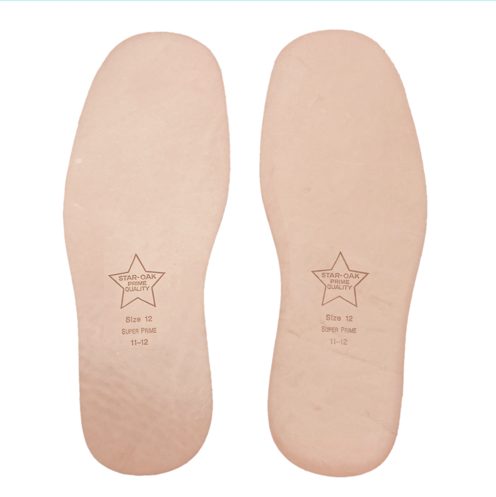 Star Oak Super Prime Leather Full Sole - Size 12 (11-12 Thickness)