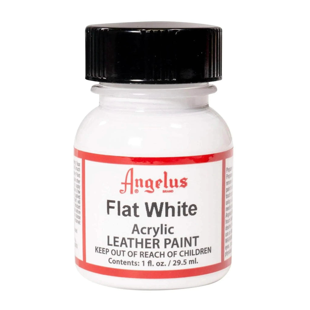 ANGELUS Leather Paint 1oz - Flat White (New)