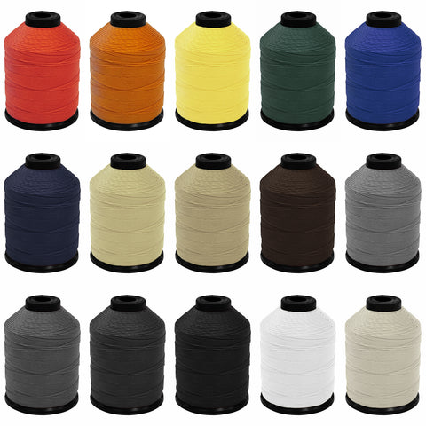 HILOHILO Extra Strong Bonded Nylon Thread #207 Tex210 – 16 OZ 2000yds For Heavy Duty Sewing
