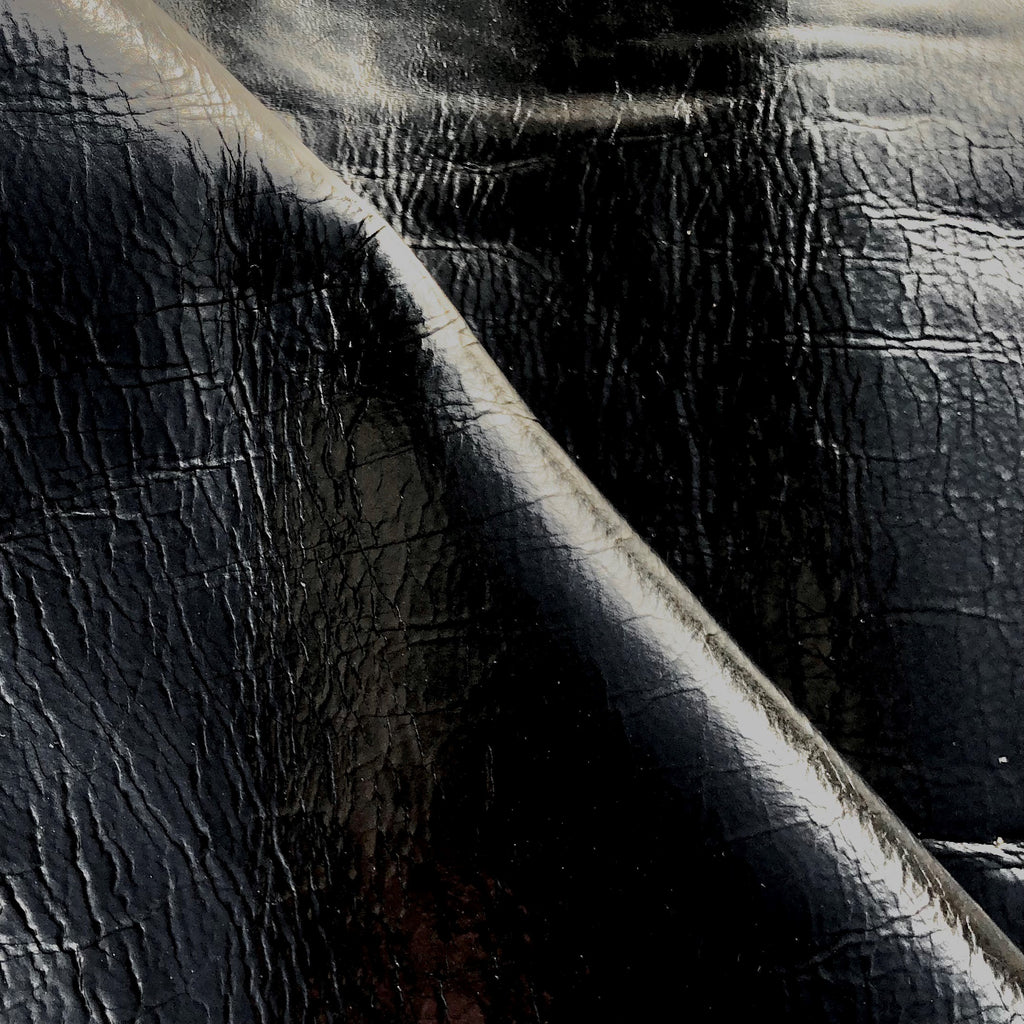 3.5oz (1.4mm) Black Aniline Cow Leather (per square foot)