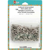 Nickel Safety Pins (2 Sizes)