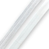 Fold-Over Elastic - Satin/Matte White (By the Yard)