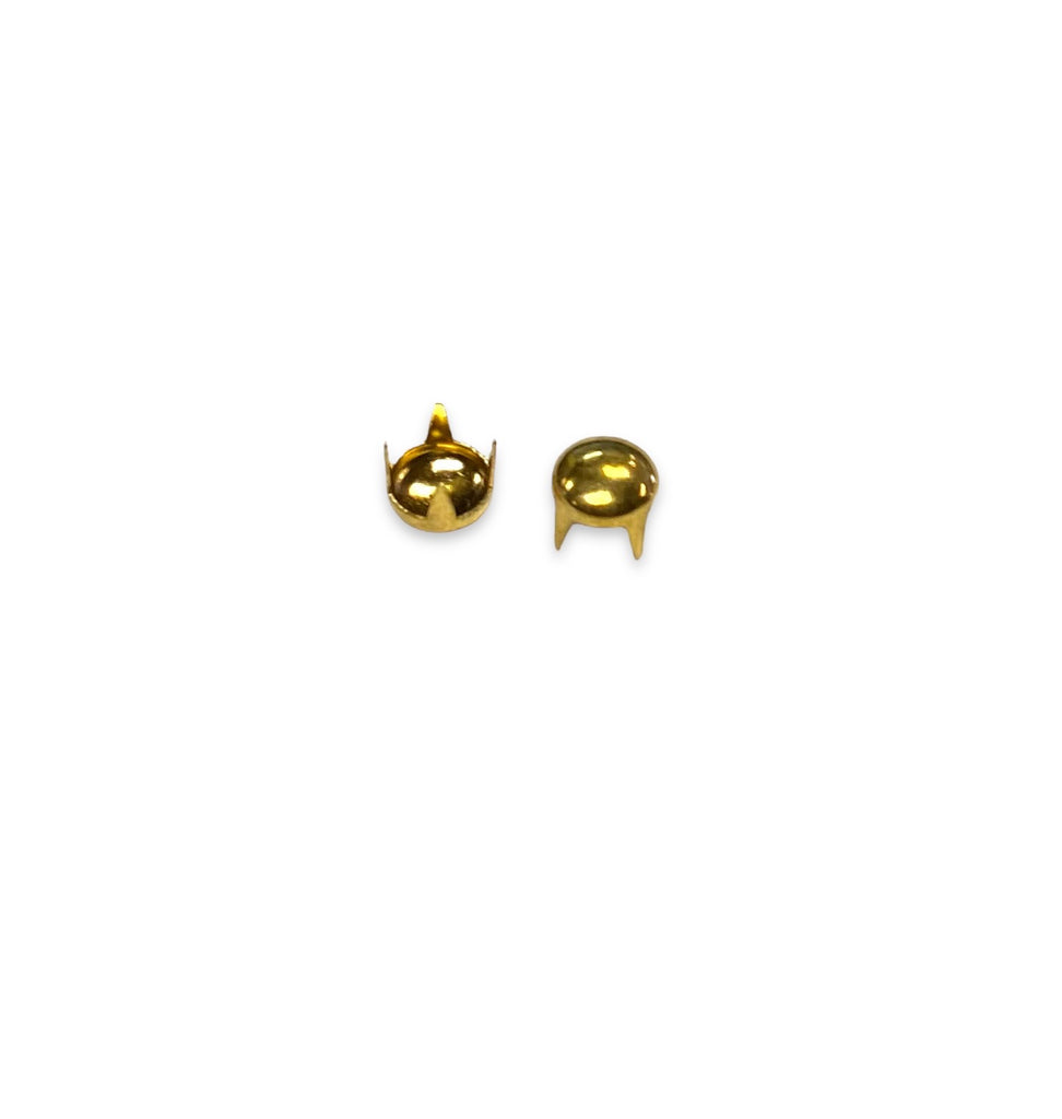3/16" Gold Dome Studs (100-pack)