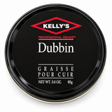 Kelly's Professional Grade Dubbin 85g leather conditioning grease tin
