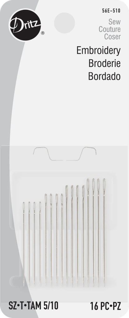 Dritz Embroidery Hand Needles - Size 5/10