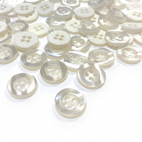 11.5 mm Pearl Shirt  Buttons - 3 colours - (100 Pack)