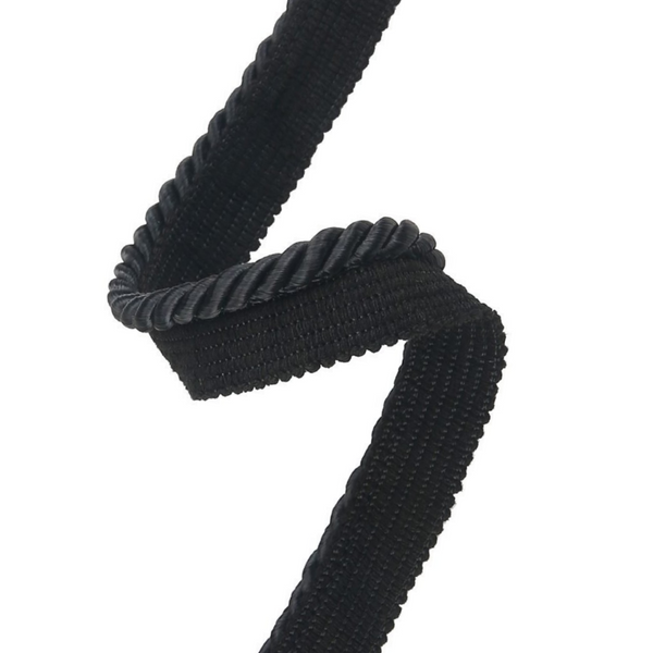 Rayon Twist Rope Piping - Black (2 Sizes) – Sewing Supply Depot