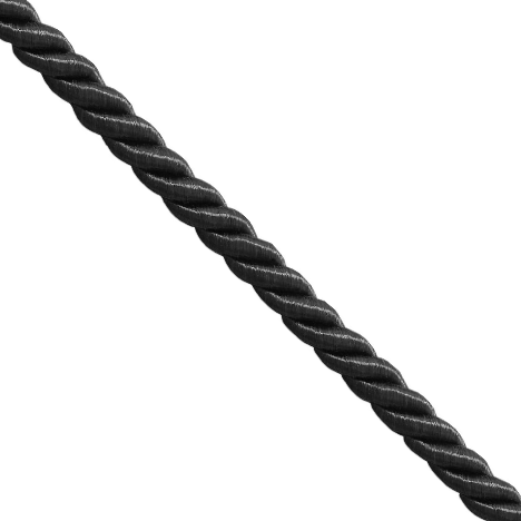 Rayon Twist Rope Cord - Black (2 Sizes) – Sewing Supply Depot