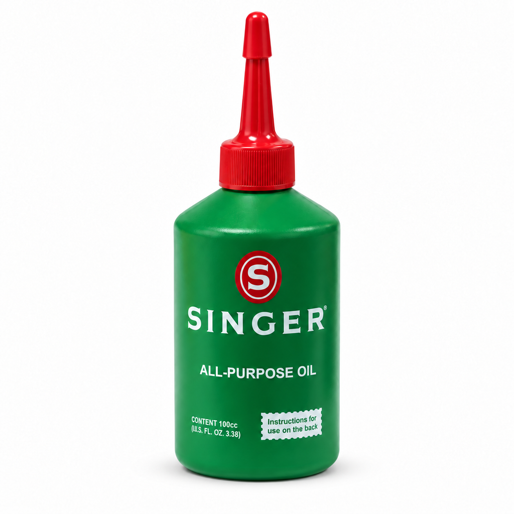 Singer All-Purpose Oil 100cc bottle on a white background