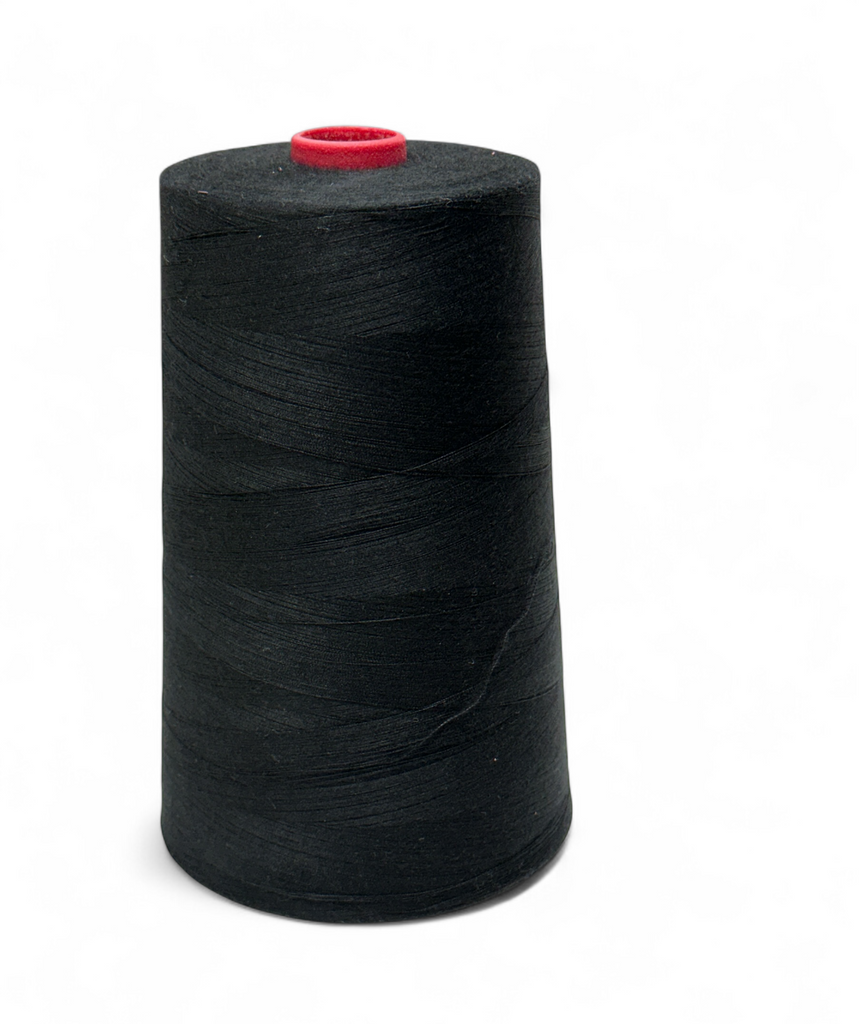 T21 Spun Serger/Overlock  Polyester Thread - Black (24000 yards)