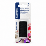 Black Tailorform elastic thread, 36 yd / 33 m