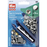Prym “Sport & Camping” 15mm Snap Kit - Silver