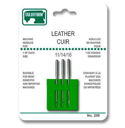 Tailorform Domestic Sewing Machine Leather Needles 
