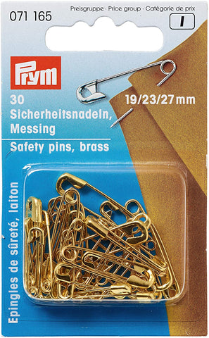 Prym Safety Pin #3, Nickel Plated Steel, Garment Holder