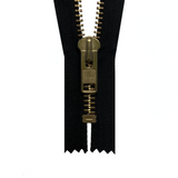 YKK #10 Metal Closed-End Zippers Black
