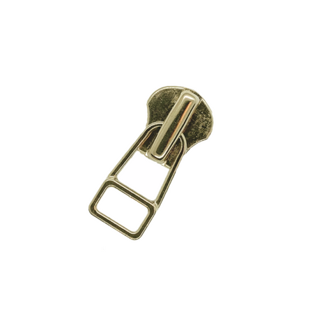 Zipper Sliders YKK or Lenzip #10 Metal Vislon - Non-Locking Single Pull