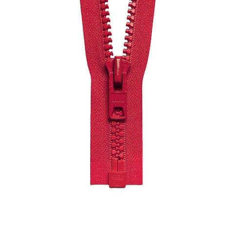 Red No10 Chain - #10 YKK VISLON Metal Slider (Original YKK zipper)
