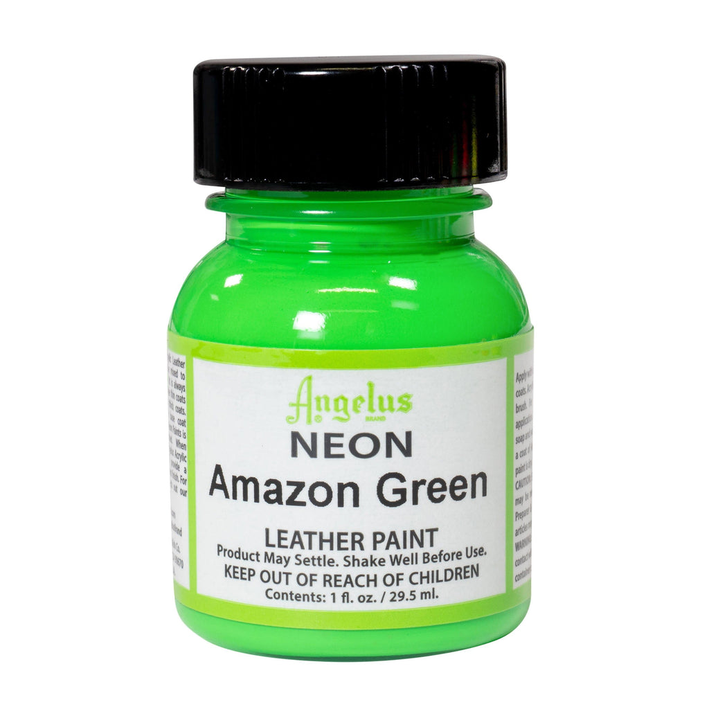 ANGELUS Leather Paint 1oz - Neon Amazon Green