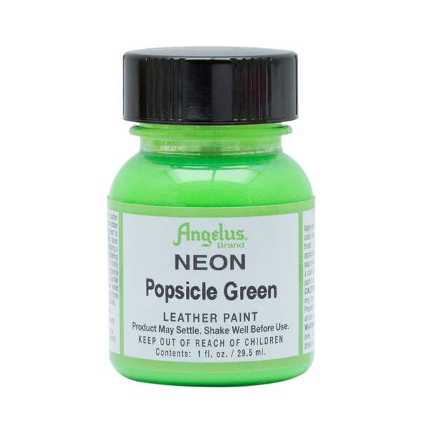 ANGELUS Leather Paint 1oz - Neon Popsicle Green