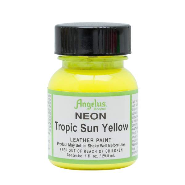 ANGELUS Leather Paint 1oz - Neon Tropic Sun Yellow
