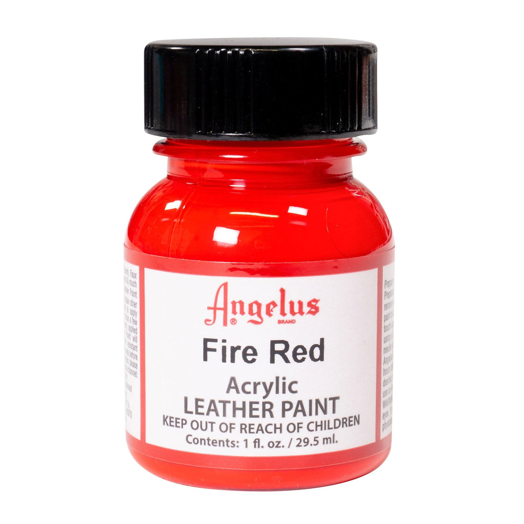 ANGELUS Leather Paint 1oz - Fire Red