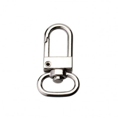 1/2" Nickel Lever Swivel Hook