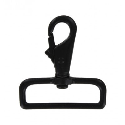 10/20Pcs Black Plastic Swivel Snap Hook Swinging Buckle Clip for