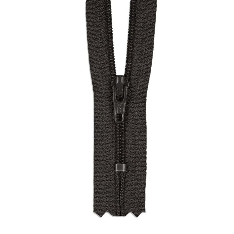 #3 Nylon Coil Closed-End Zippers - Charcoal