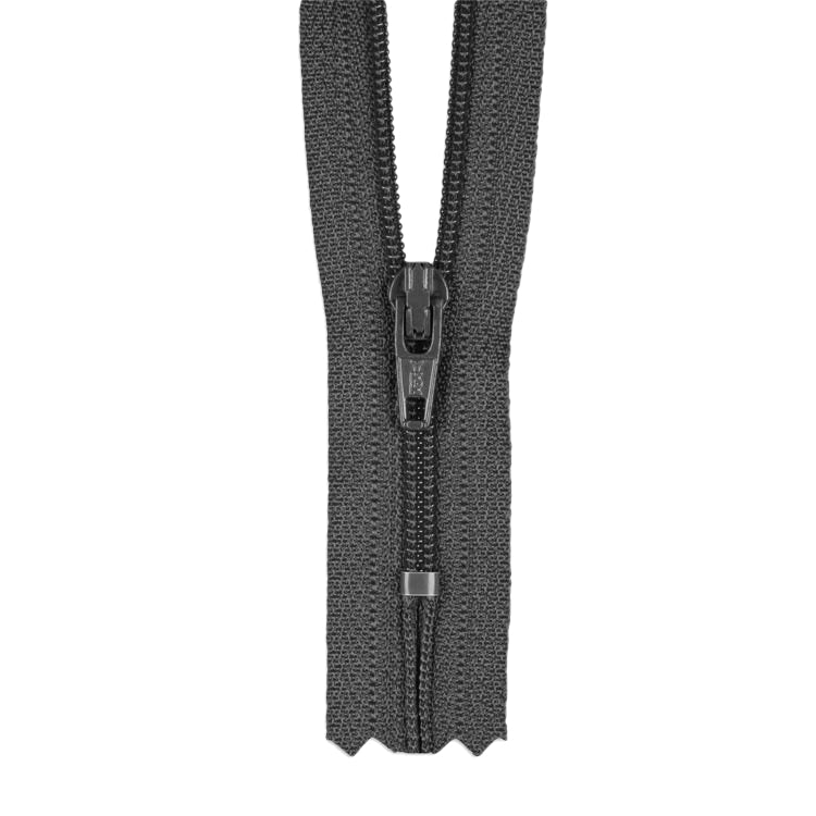 #3 Nylon Coil Closed-End Zippers - Dark Grey