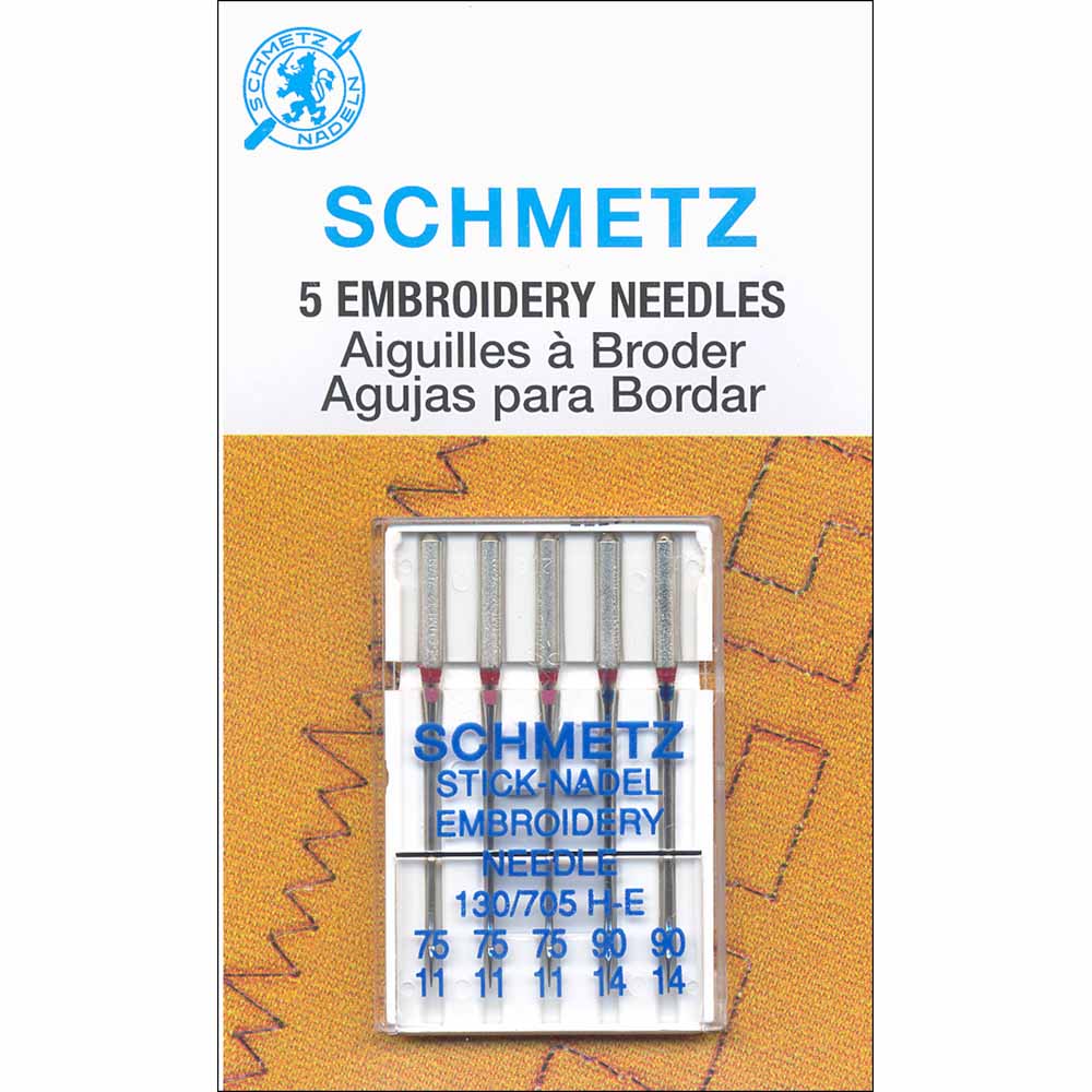 SCHMETZ Embroidery Domestic Sewing Machine Needles - Assorted
