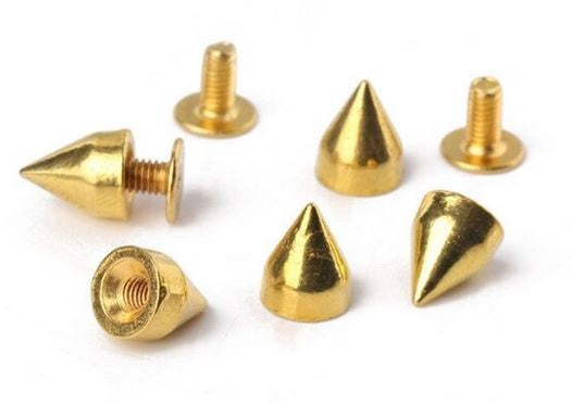 7/16" Gold Spike (10-pack)