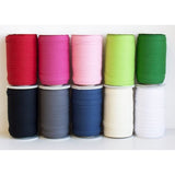 12mm Double-Folded Bias Tape (60m Roll) - 36 Colours