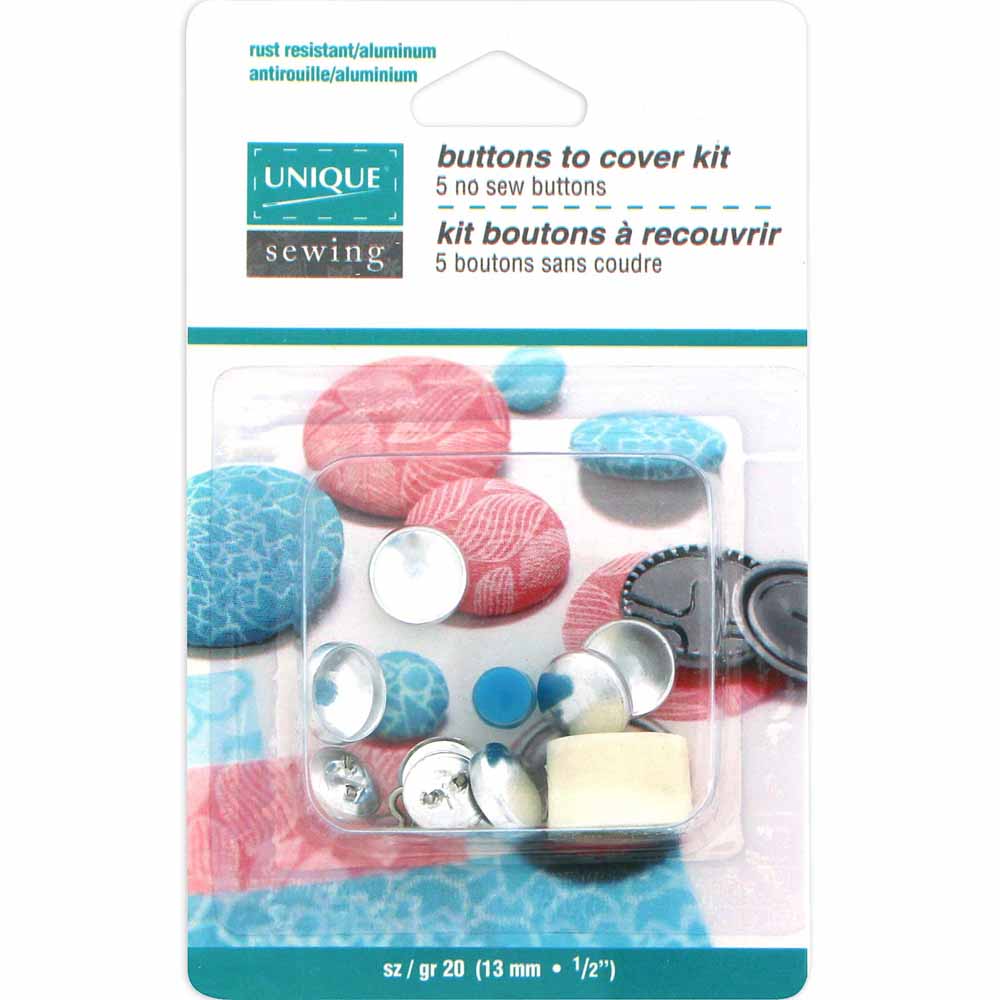 UNIQUE SEWING Buttons to Cover Kit with Tool – Sewing Supply Depot